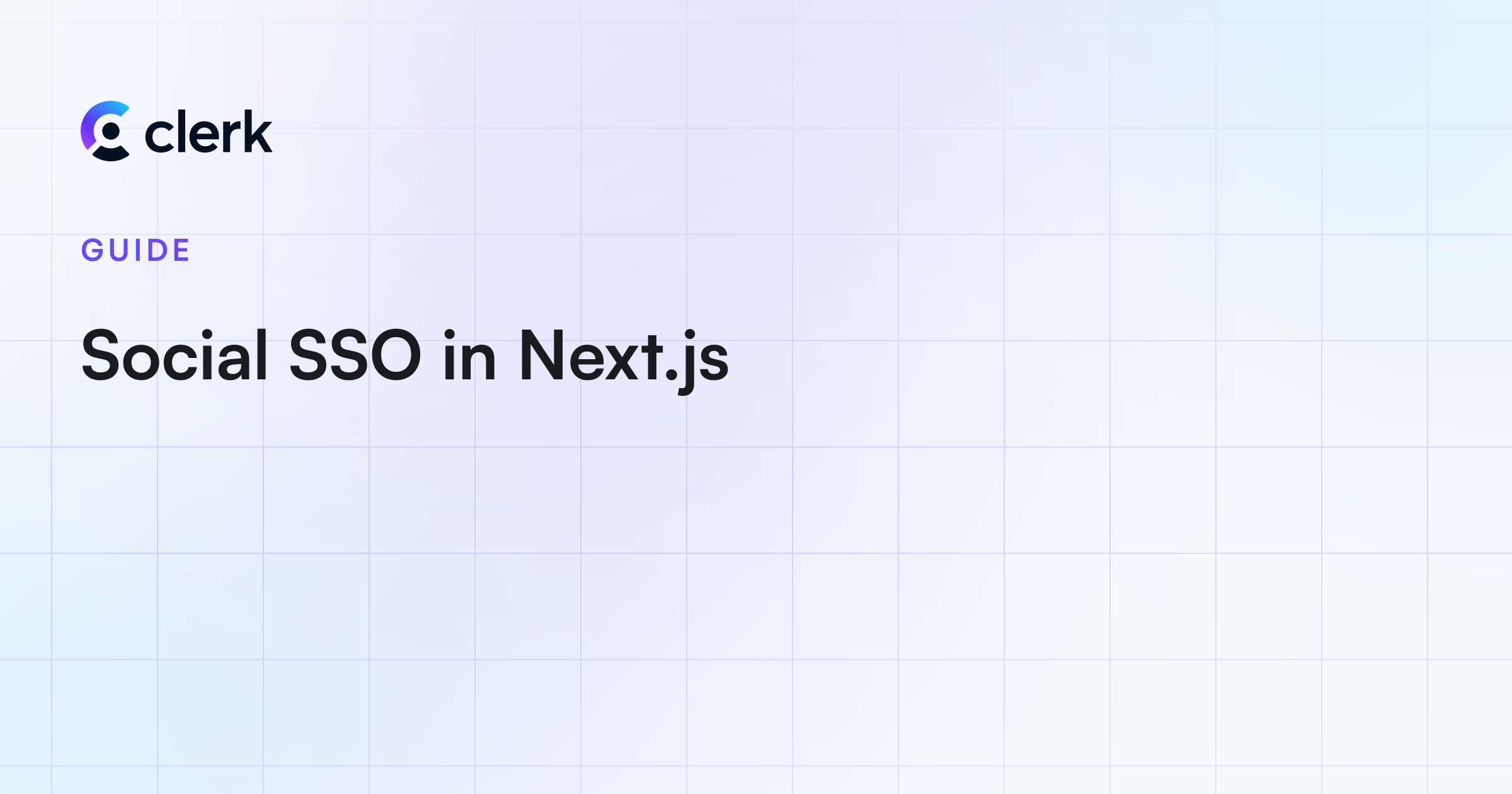 Social SSO in Next.js